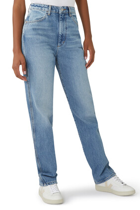 '70s Cigarette High-Rise Straight Jeans